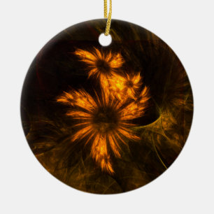 Mystique Garden Abstracte Art Circle Ornament