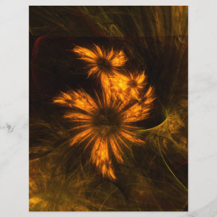 Mystique Garden Abstracte Art Letterhead