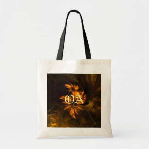 Mystique Garden Abstracte Art Monogram Bag Tote Bag
