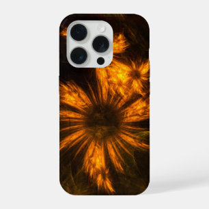 Mystique Garden Golden Abstract Art Fractal