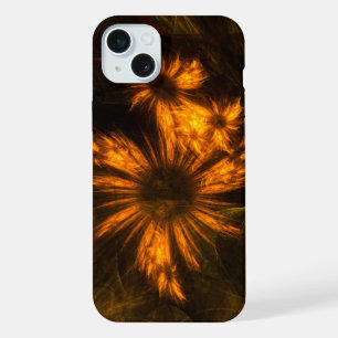 Mystique Garden Golden Abstract Art Fractal