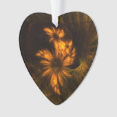 Mystique Jardin Art Abstrait Coeur acrylique (devant)