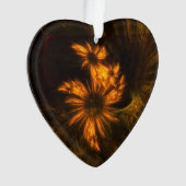 Mystique Jardin Art Abstrait Coeur acrylique (devant)