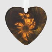 Mystique Jardin Art Abstrait Coeur acrylique (dos)