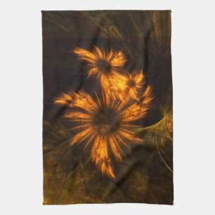 Mystique Jardin Art Abstrait Serviette de cuisine