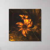 Mystique Jardin Art Abstrait Toile Enveloppée Impr (Recto)