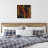 Mystique Jungle Art Abstrait Quad toile Imprimer (Insitu(Chambre))