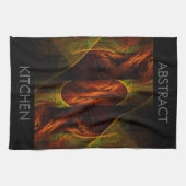 Mystique Jungle Art Abstrait Serviette de cuisine (Horizontal)