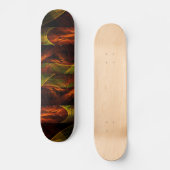 Mystique Jungle Art Abstrait Skateboard (Recto)
