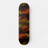 Mystique Jungle Art Abstrait Skateboard (Recto)