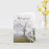 Mystique Misty Morning Penser À Votre Carte (Fleur jaune)