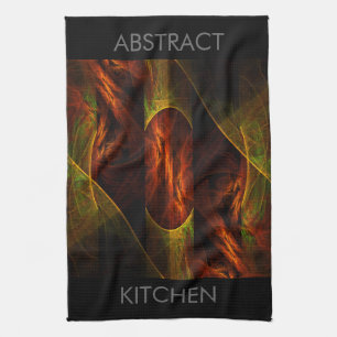 Mystique Oerwoud Abstract Art Kitchen Towel Theedoek