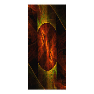 Mystique Oerwoud Abstracte Art-rackkaart Reclamekaart
