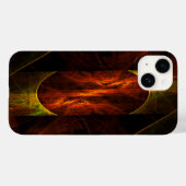 Mystique Oerwoud Abstracte Kunst Case-Mate iPhone Case (Achterkant (horizontaal))