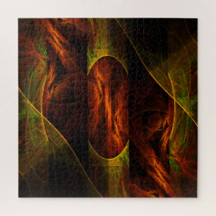 Mystique Oerwoud Abstracte Kunst Legpuzzel