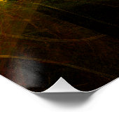 Mystique Oerwoud Abstracte Kunst Perfect Poster (Hoek)