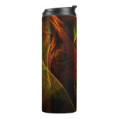 Mystique Oerwoud Abstracte Kunst Thermosbeker (Gedraaid links)