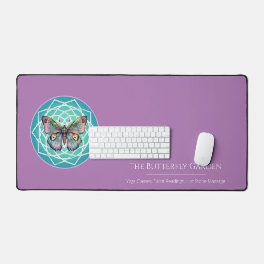 Mystique papillon violet Mandala Lecture Tarot (Clavier et souris)