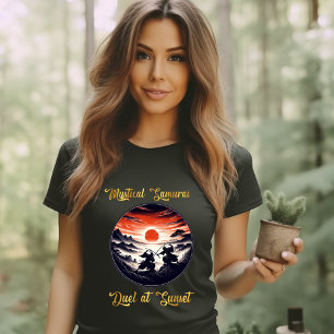 Mystique Samurai Duel à Sunset T-Shirt