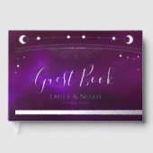 Mystique violet Turquoise Sun Moon étoiles Mariage (Recto)