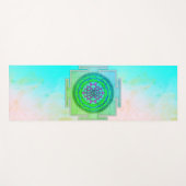 Mystisch betoverend Yantra-symbool Yogamat (Voorkant (horizontaal))