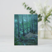 Mystisch bos briefkaart (Staand voorkant)