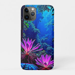 Mystisch Glanzende Jungle Bloem Design iPhone 11 Pro Hoesje