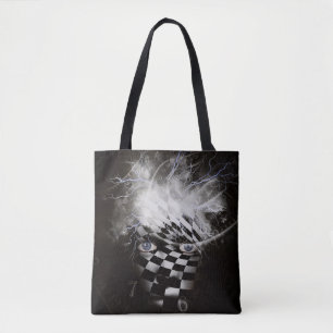 Mystisch masker met tijdsspiraaltjes draagtas