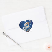 Mystische Boogschutter Hart Sticker (Envelop)