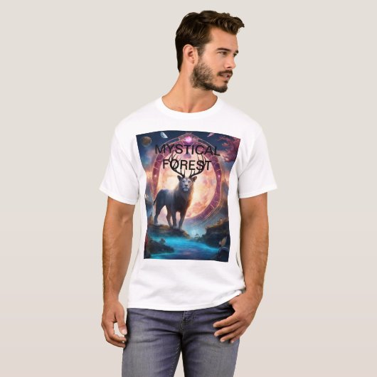 MYSTISCHE BOSSEN T-SHIRT (Voorkant volledig)