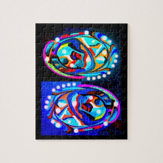 Mystische eitjes legpuzzel (Verticaal)