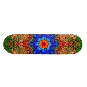 Mystische gloed van de zeilwind skateboard