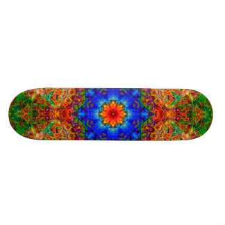 Mystische gloed van de zeilwind skateboard