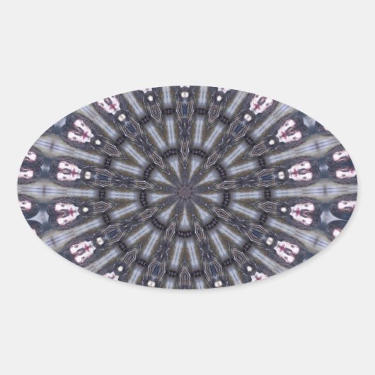 MYSTISCHE MEMORIES 2 OVALE STICKER (Voorkant)