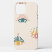Mystische ogen naadloos patroon, mystieke achtergr Case-Mate iPhone case (Achterkant)