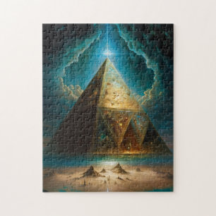 Mystische piramide Visionary Art Legpuzzel