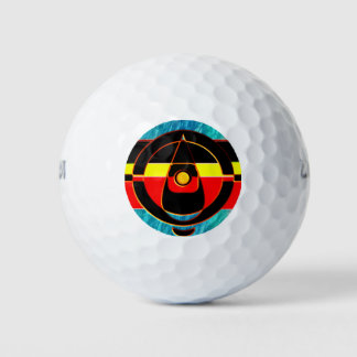 MYSTISCHE REFLECTIE DE AUSTRALISCHE ABORIGINAL KU GOLFBALLEN
