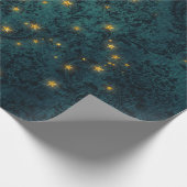 Mystische sterren cadeaupapier (Hoek)