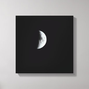 Mystische Vollemaan Canvasprint – Nachtelijke Maan Canvas Afdruk