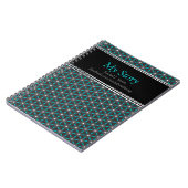 MyStory Turquoise+Black Geometry Energy Carnet per (Côté gauche)