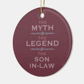 Myth Legend Son-in-law Keramisch Ornament (Links)