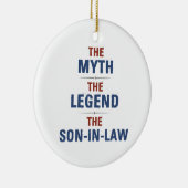 Myth Legend Son-in-law Keramisch Ornament (Rechts)