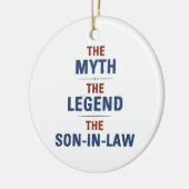 Myth Legend Son-in-law Keramisch Ornament (Links)