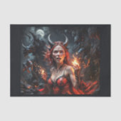 Mythe van Lilith, de godin van de hel Tissuepapier (Voorkant)