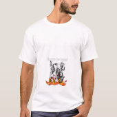 Mythic Fire Beast Fantasy T-Shirt (Devant)
