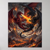 Mythic Realms Clash of Dragons Poster (Voorkant)