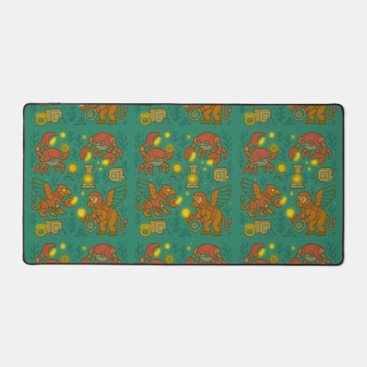 Mythical Crab and Griffin Treasure Seekers  Bureaumat (Voorkant)