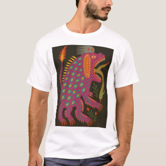 Mythical Creature Folk Art Print T-shirt