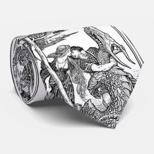 Mythical Dragon Slayer Stropdas (Opgerold)