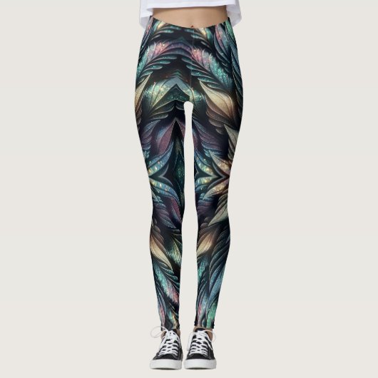 Mythical Feathers Leggings (Voorkant)